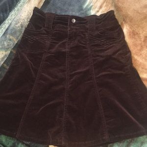 Corduroy skirt